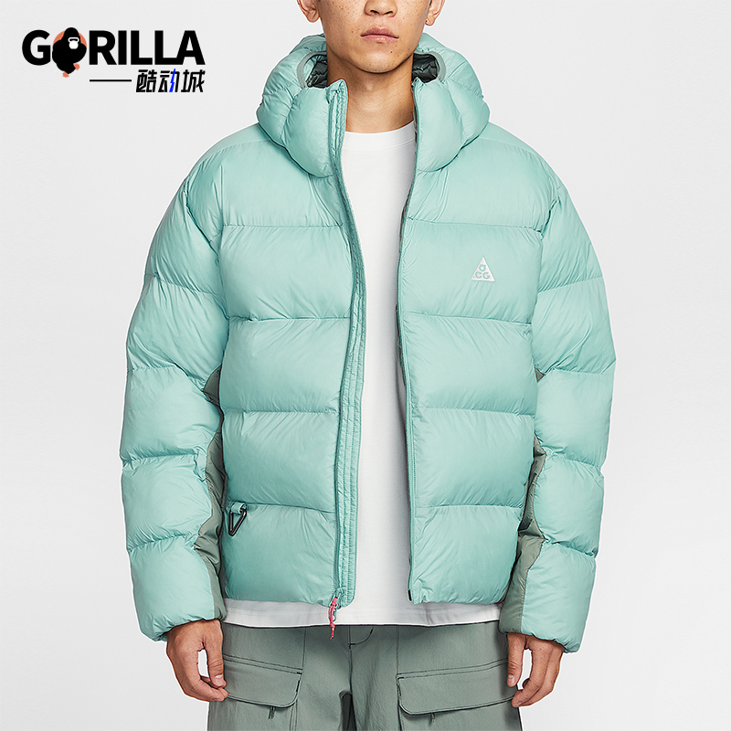 Nike/耐克正品Therma-FIT男士运动宽松保暖连帽棉服FV8911-017