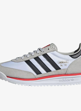 Adidas/阿迪达斯正品SL72男低帮网面拼接麂皮运动鞋JS0746
