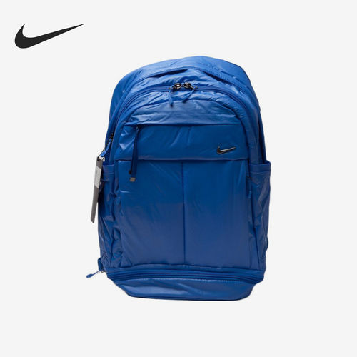 Nike耐克正品女运动水壶预留仓背部缓冲棉拉链双肩背包BA4903-442