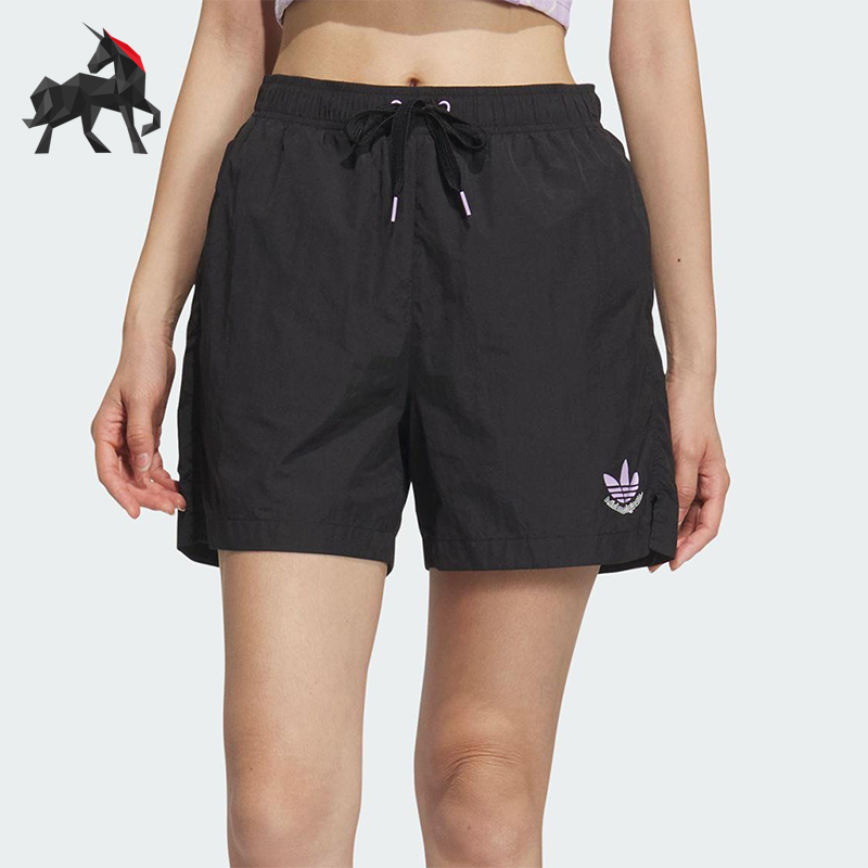 Adidas/阿迪达斯正品三叶草女士运动透气经典梭织跑步短裤JN1682