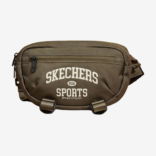Skechers斯凯奇正品男女拉链肩带休闲日常出行腰包L423U004-0050