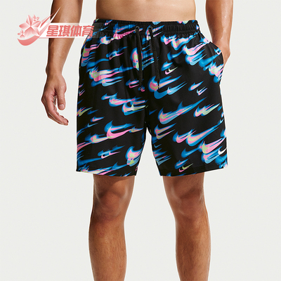 Nike/耐克正品Swim Breaker男士时尚沙滩含衬裤短裤IU2358-921