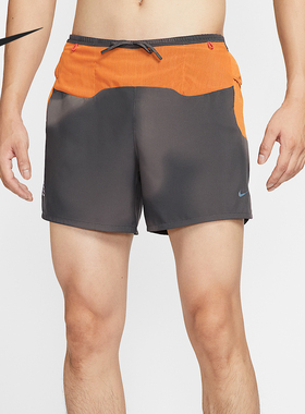 Nike/耐克官方正品2025男士拼接运动梭织透气跑步短裤IM9669-060