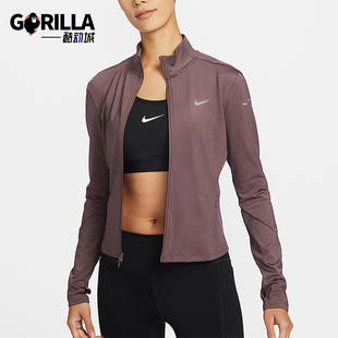 运动跑步外套IB1999 2025女士耐穿立领印花修身 502 耐克正品 Nike
