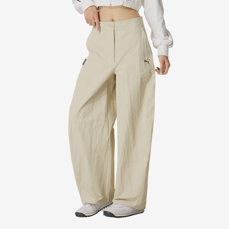 Puma/彪马正品2025秋季款女士耐穿日常休闲运动弯刀裤634800-91