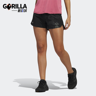 W女士跑步印花短裤 Adidas SHORT RFTO HZ6010 阿迪达斯正品