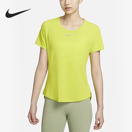 Nike/耐克正品夏季女子圆领透气休闲运动短袖T恤DD0619-308