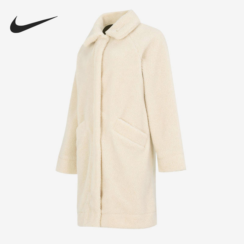Nike/耐克官方正品当季新款女子仿羊羔绒运动翻领外套FB1799-281,运动服/休闲服装,运动茄克/外套,淘宝优惠券,粉丝福利购,淘宝优惠卷