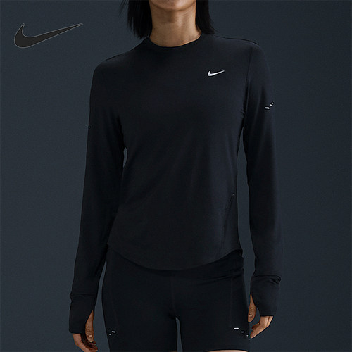 Nike/耐克正品Swift Dri-FIT女士跑步健身长袖T恤HQ0504-010