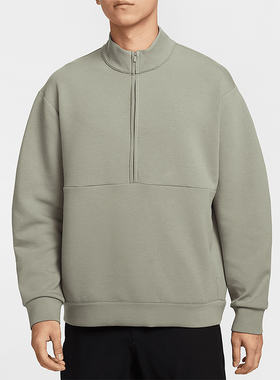 Nike/耐克正品运动男士宽松半拉链立领卫衣套头卫衣HQ6954-320