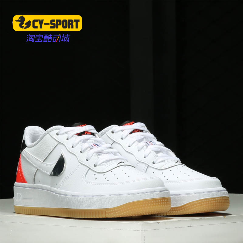 Nike/耐克正品AIR FORCE 1 LV8 1 HO20 GS大童运动鞋 CT3842-101