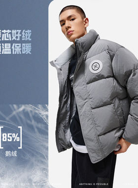 Lining/李宁正品冬季男子韦德系列谭银花立领保暖羽绒服AYMT165