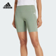 女士透气休闲训练户外短裤 Adidas 款 2025夏季 JZ4346 阿迪达斯正品