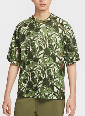 Nike/耐克正品Dri-FIT男士运动印花时尚透气休闲短袖HV0588-229