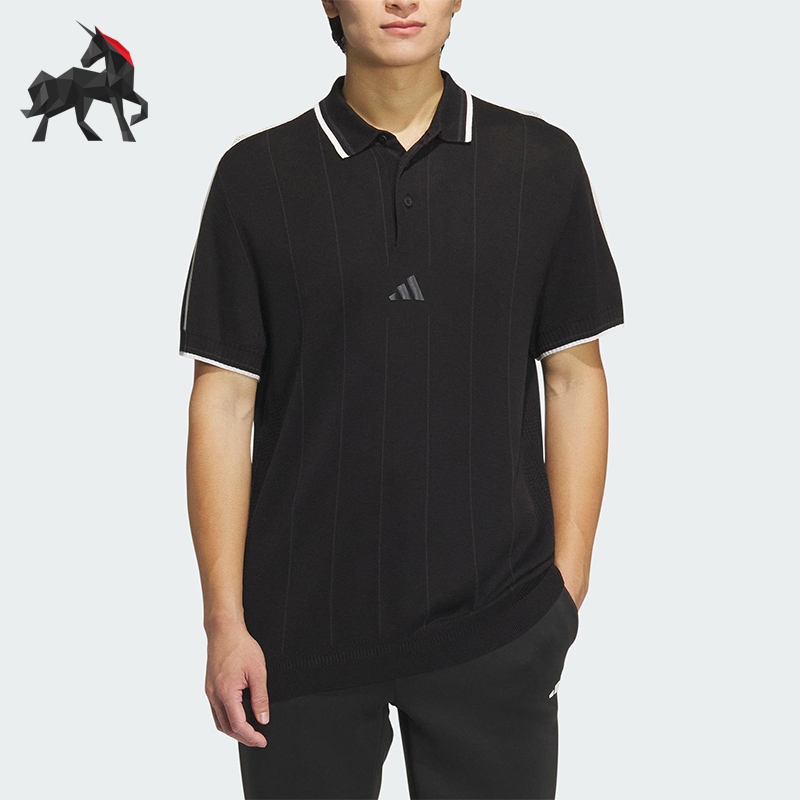 Adidas/阿迪达斯正品夏季新款男士高尔夫针织POLO衫JG1359