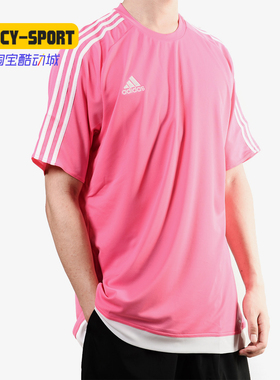Adidas/阿迪达斯正品夏季新款男子休闲运动透气短袖T恤S16163