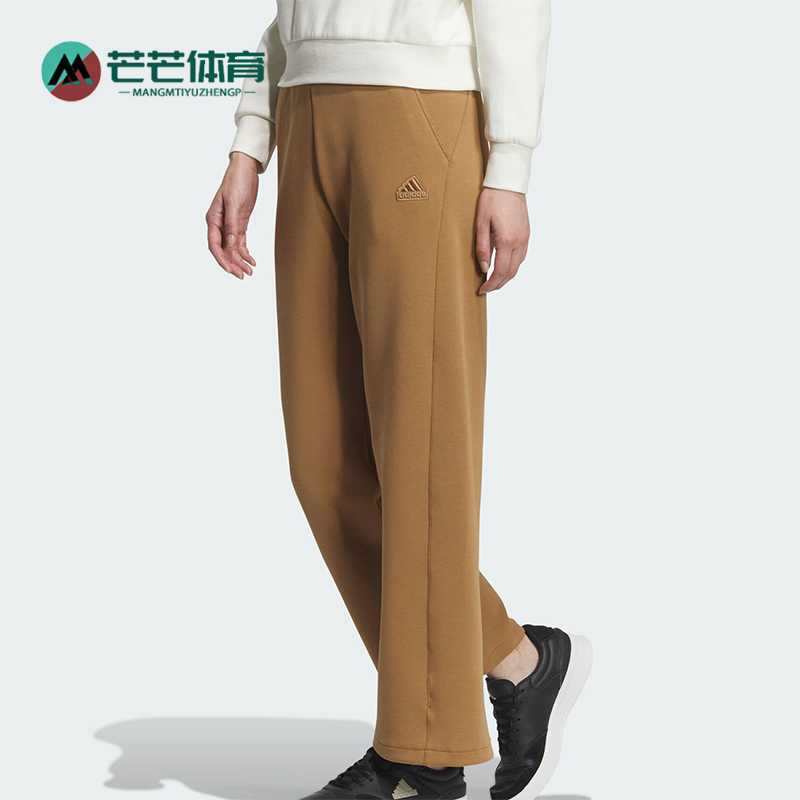 阿迪达斯女士复古宽松户外长裤