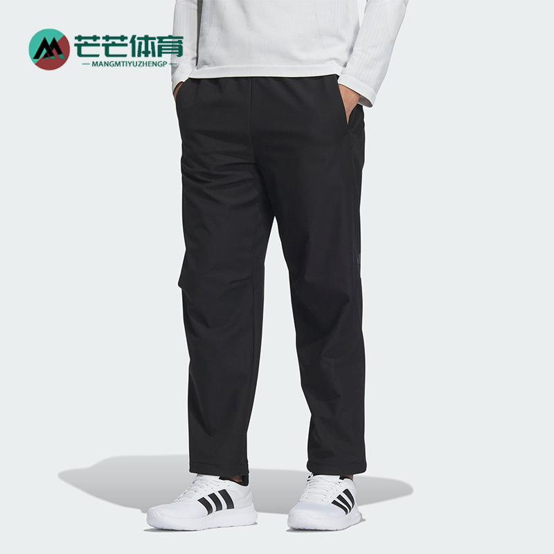 Adidas/阿迪达斯正品秋冬新款男士梭织运动直筒休闲裤JZ8406