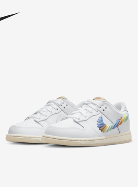 Nike/耐克正品 Dunk Low SE小童时尚休闲低帮板鞋FN4862-100