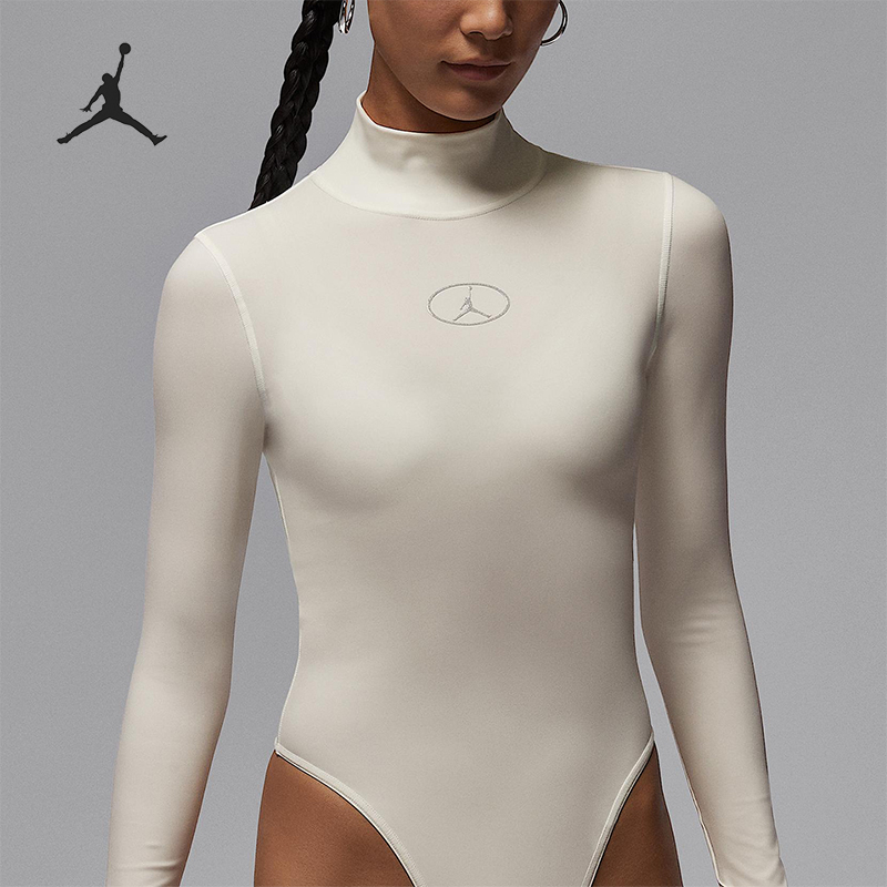 Nike/耐克正品JORDAN女士休闲立领套头耐穿透气套装HV0351-133