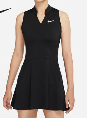 Nike/耐克正品夏季新款女子运动无袖网球连衣裙DD8731-010