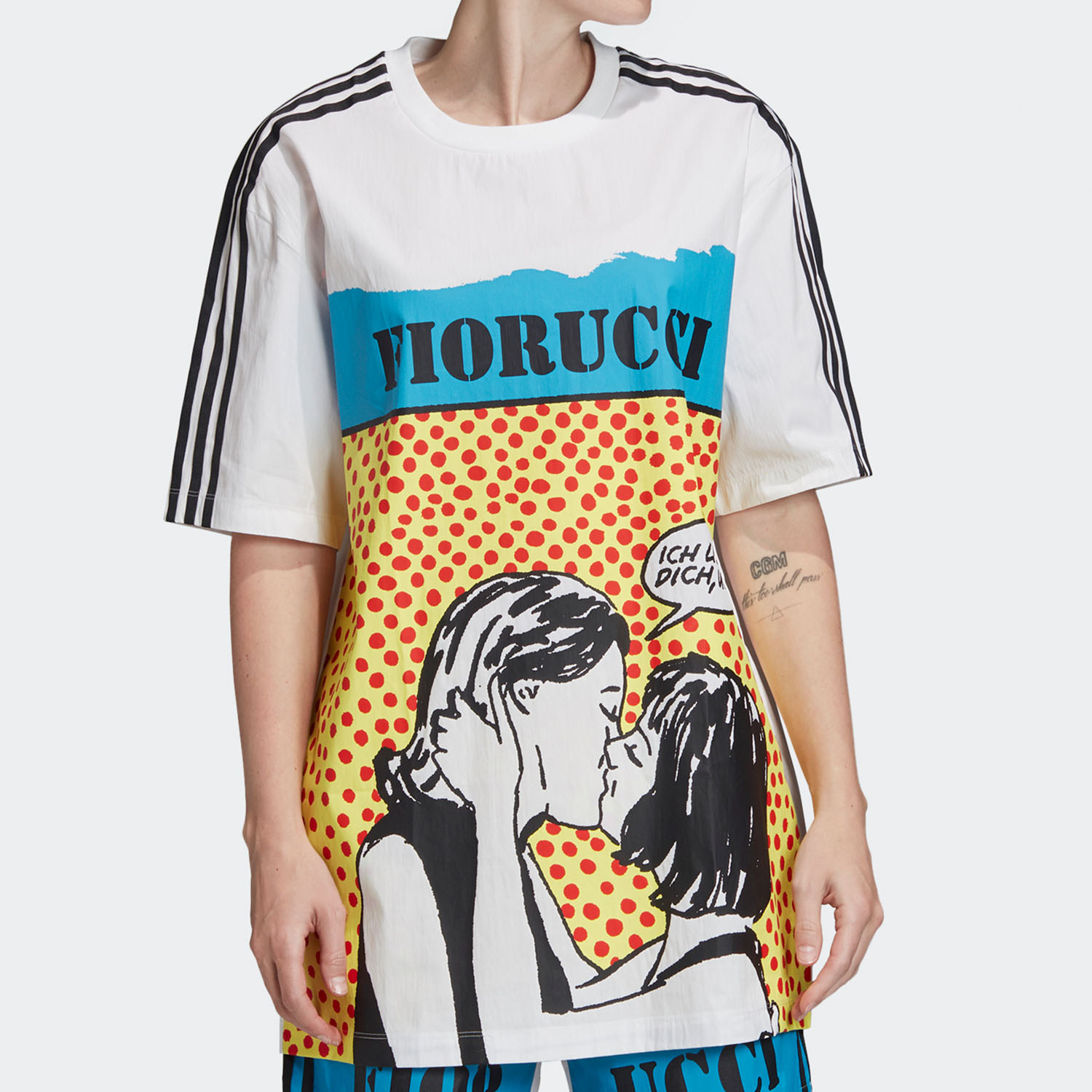 Adidas/阿迪达斯正品 春夏新款女子运动圆领短袖T恤 FL4146