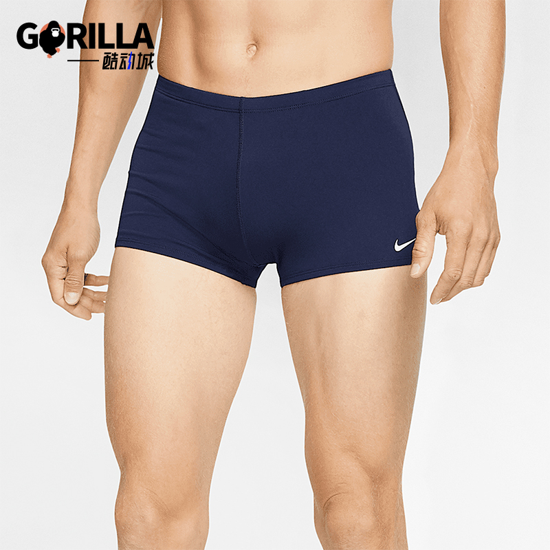 Nike/耐克正品wim Poly Solid男士运动平角休闲泳裤CZ7590-410