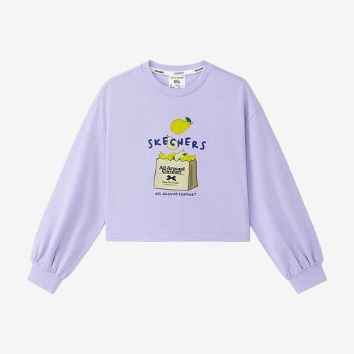 Skechers斯凯奇正品kids S-COLOR系列儿童套头卫衣L325G013-00EW