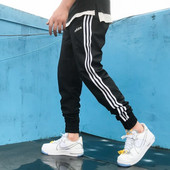 Adidas DZ8488 简约针织轻盈休闲长裤 阿迪达斯正品 运动男士