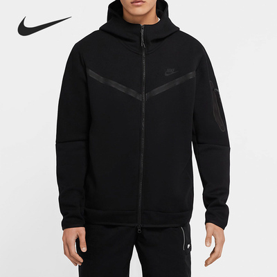 耐克新款男子运动拉链连帽外套