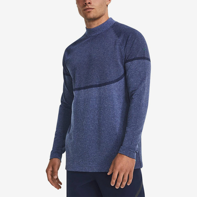 UA/安德玛正品CG Rush Seamless Mock男士复古长袖T恤1379283-410