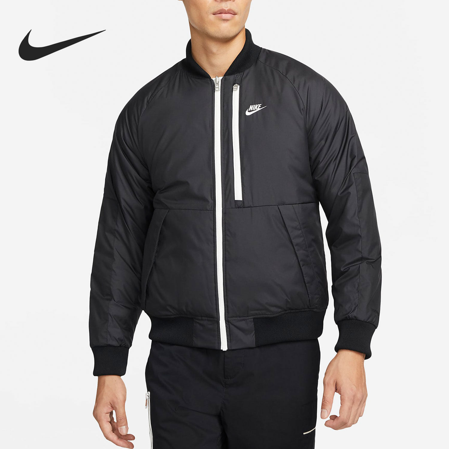 Nike/耐克官方正品男子双面穿立领运动休闲夹克棉服 DD6850-010