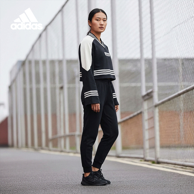 Adidas/阿迪达斯正品CREW SWEATSHIRT女士短款套头衫JW7273