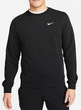 Nike/耐克正品新款透气刺绣男子运动休闲套头卫衣637903-010