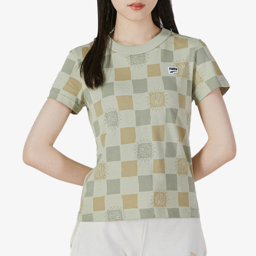 Puma/彪马正品当季新款女子运动宽松休闲短袖T恤535379-33