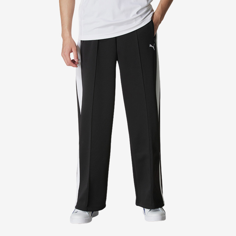 Puma/彪马官方正品舒适冬季款男士针织刺绣运动休闲长裤634057-01