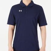 安德玛正品 21500537 运动男士 POLO衫 408 宽松舒适商务休闲短袖