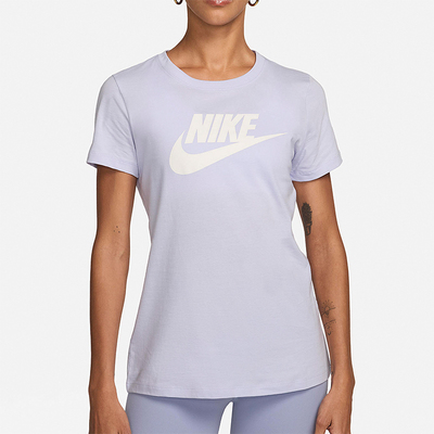 耐克女士运动圆领透气短袖