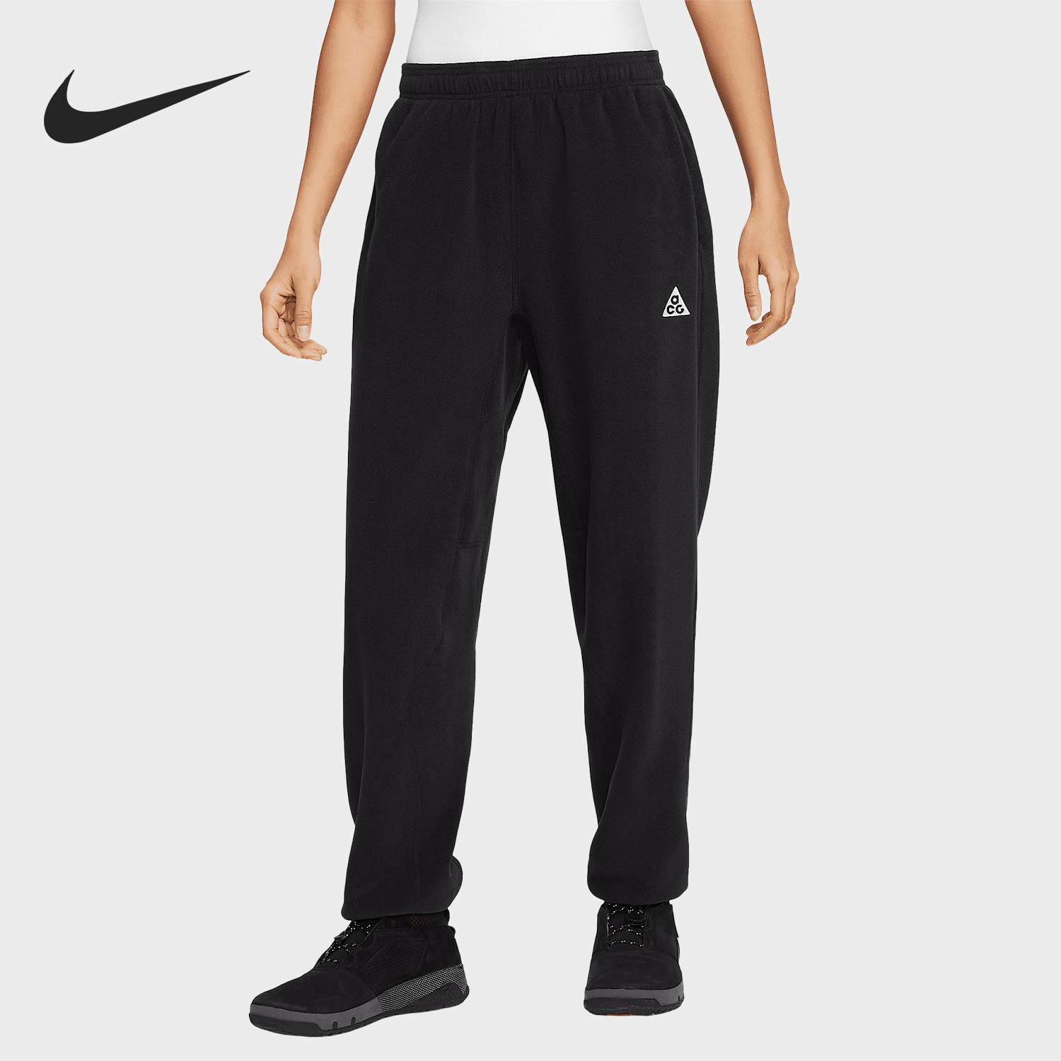 耐克女士摇粒绒保暖户外休闲长裤