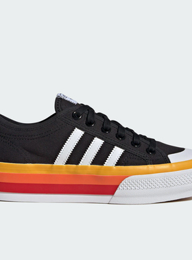 Adidas/阿迪达斯正品三叶草男女同款轻便透气系带厚底板鞋JQ9147