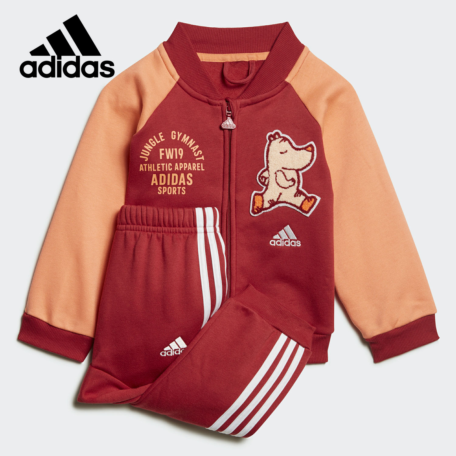 adidas正品jog训练婴童装