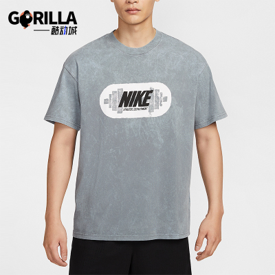 Nike/耐克正品2025夏季款男士休闲训练落肩宽松短袖HV4134-084