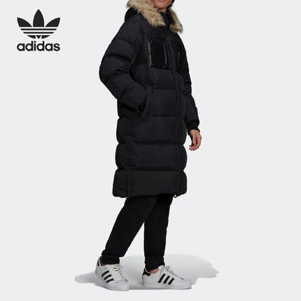 Adidas/阿迪达斯官方正品三叶草当季新款男子中长款羽绒服H11803