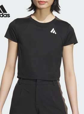 Adidas/阿迪达斯官方正品FUSTL W P SS T女士健身透气短袖JM0102