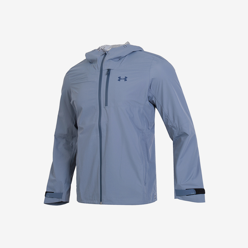 UA/安德玛正品2025新款男子户外训练梭织连帽夹克外套1385271-002