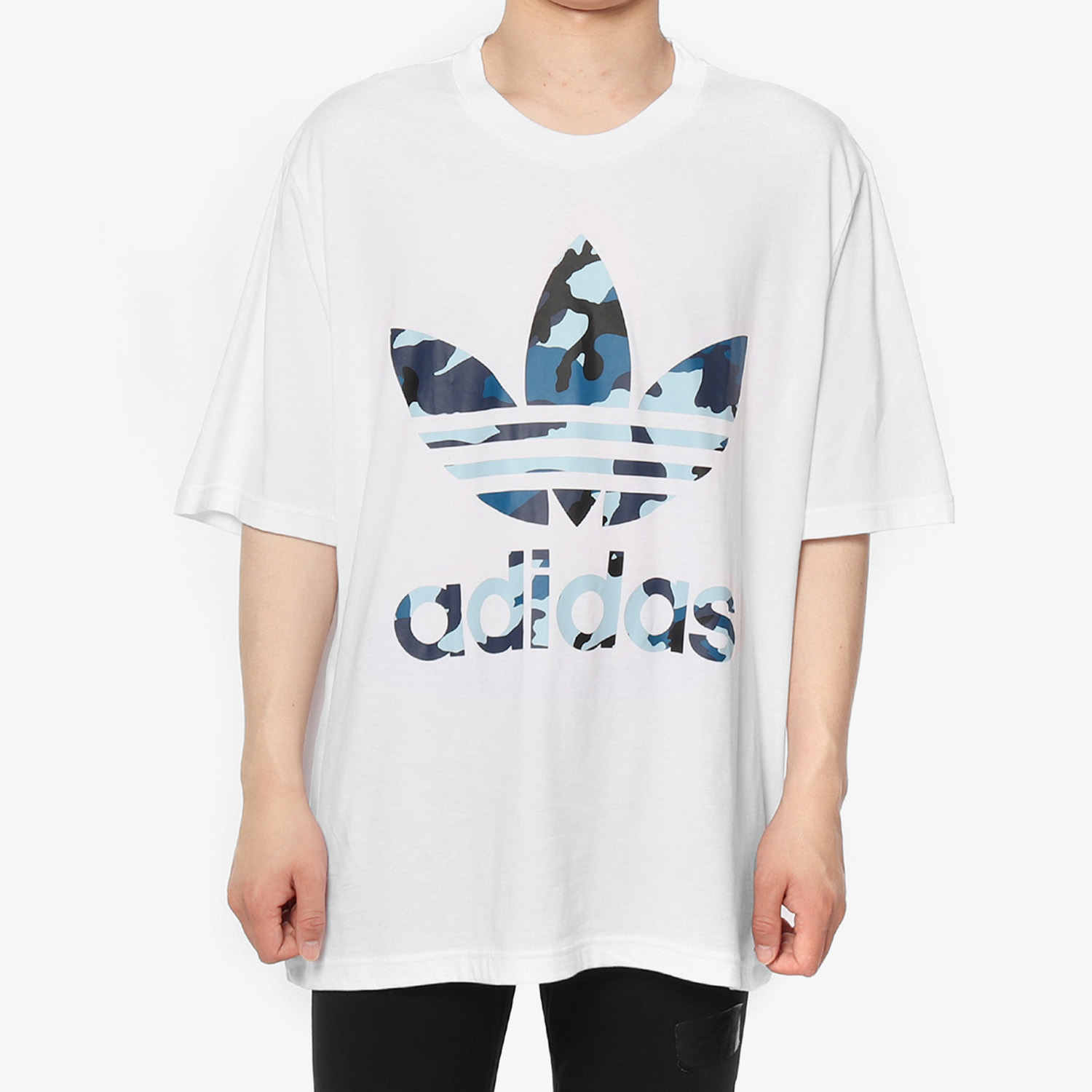 阿迪达斯男子休闲运动短袖t恤