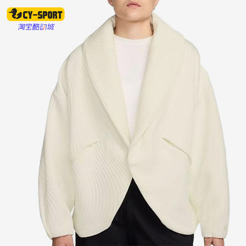 Nike/耐克正品2025女士时尚休闲翻领经典运动夹克外套HF9599-133