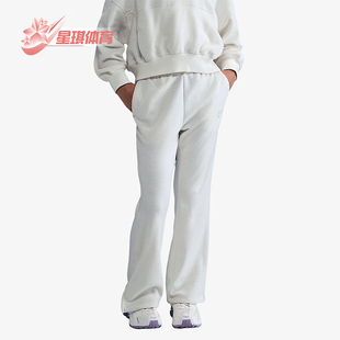 耐克正品 HV0407 2025冬季 加绒保暖微喇裤 047 大童开衩时尚 Nike