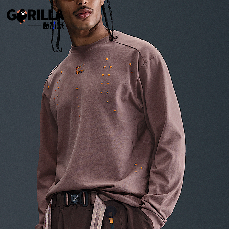 Nike/耐克正品2025秋季款男士休闲运动套头长袖上衣HJ9087-208