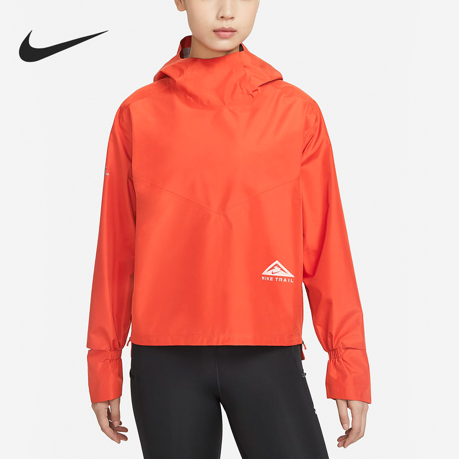 Nike/耐克正品GORE-TEX 女子梭织越野连帽跑步上衣DM7566-308